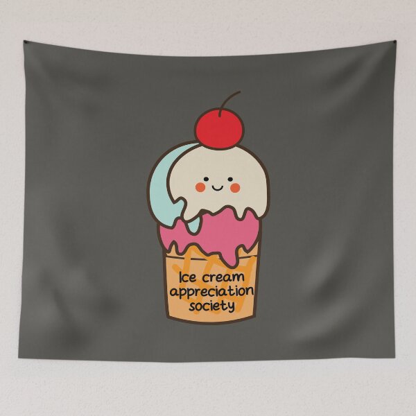 Item preview, Ice cream appreciation society cute food designed and sold by fluffyfamcraft.
