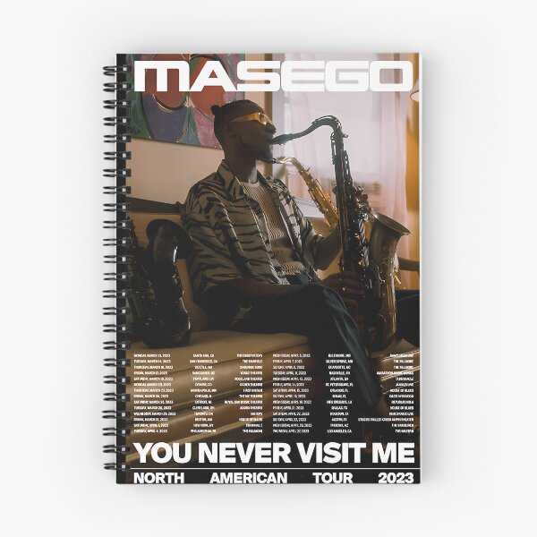 Item preview, Masego You Never Visit Me North American Tour 2023 designed and sold by hugsandsnuggle.
