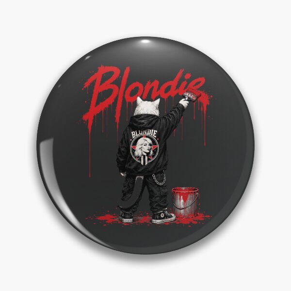Item preview, Blondie Skunk New Wave Rock Painting Art designed and sold by ZHISUART.
