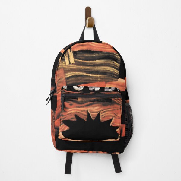 Item preview, Abstract Textured Face Illustration In Warm Orange And Brown designed and sold by GoldRoad.