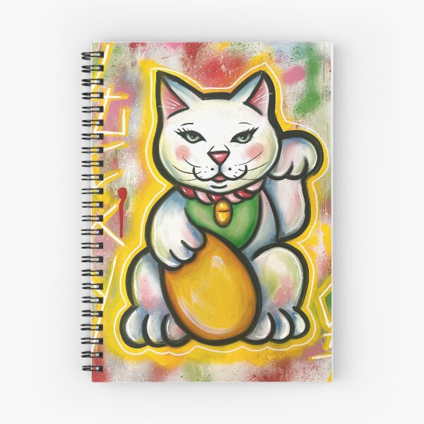 Item preview, Lucky cat designed and sold by Dee Creates Art .