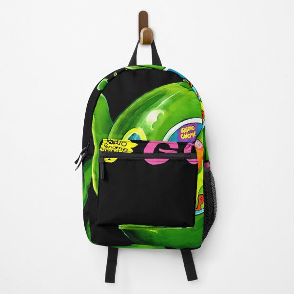 Item preview, Bright Green Flying Object With Propeller Floating On Dark designed and sold by GoldRoad.