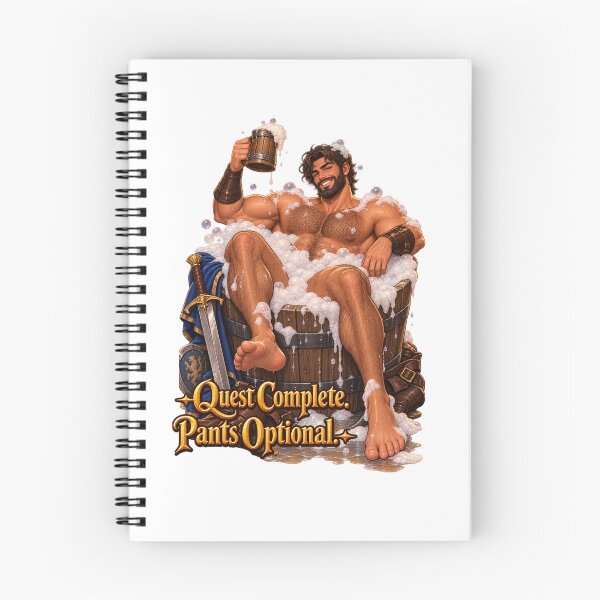 Item preview, Quest Complete — Pants Optional Hero designed and sold by bareblade.