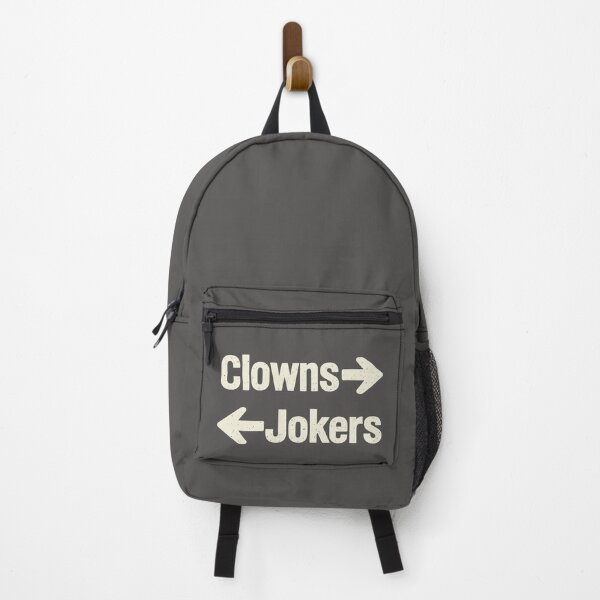 Item preview, Clowns and Jokers (Opposing Arrows) - Distressed Retro Directional Sign designed and sold by ModdiesColors.