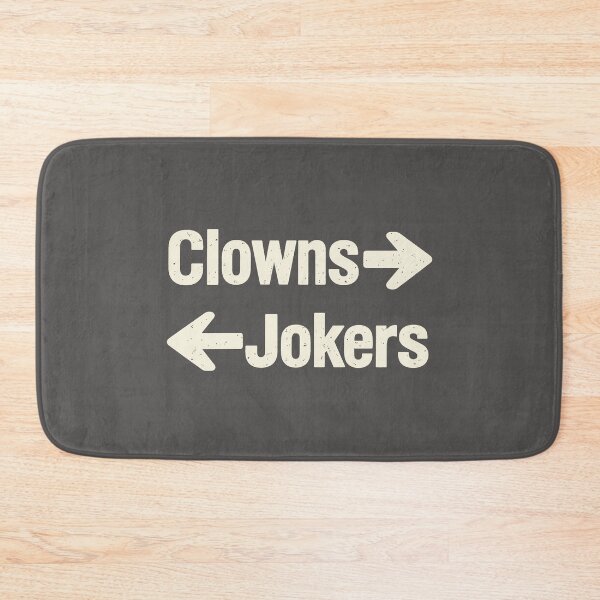 Item preview, Clowns and Jokers (Opposing Arrows) - Distressed Retro Directional Sign designed and sold by ModdiesColors.