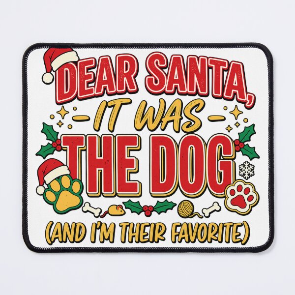 Item preview, Dear Santa, It Was the Dog designed and sold by praakk.