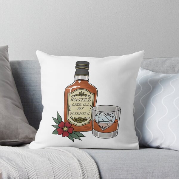 Item preview, Taylor Swift This Is Me Trying Whiskey Bottle Graphic – Aesthetic Folklore Fan Art designed and sold by HelloCal.