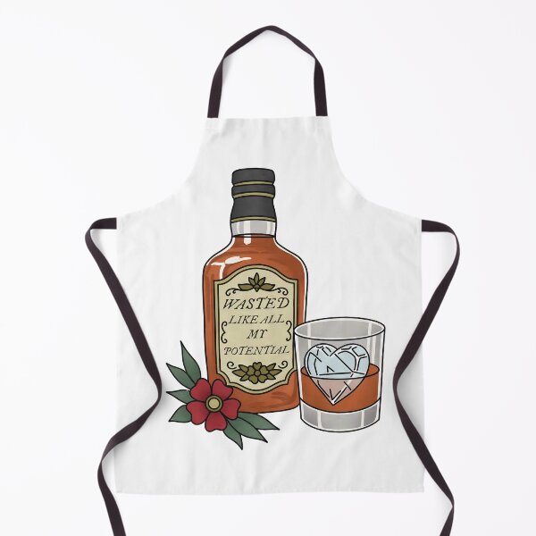 Item preview, Taylor Swift This Is Me Trying Whiskey Bottle Graphic – Aesthetic Folklore Fan Art designed and sold by HelloCal.