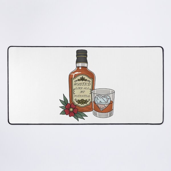 Item preview, Taylor Swift This Is Me Trying Whiskey Bottle Graphic – Aesthetic Folklore Fan Art designed and sold by HelloCal.
