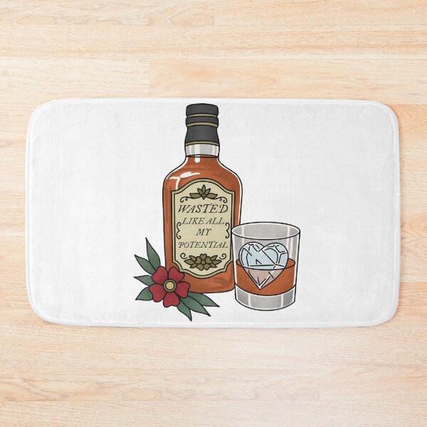 Item preview, Taylor Swift This Is Me Trying Whiskey Bottle Graphic – Aesthetic Folklore Fan Art designed and sold by HelloCal.