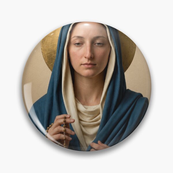 Item preview, Silent Marian Devotion — Our Lady with the Rosary designed and sold by Kutji.Sacred.Art.