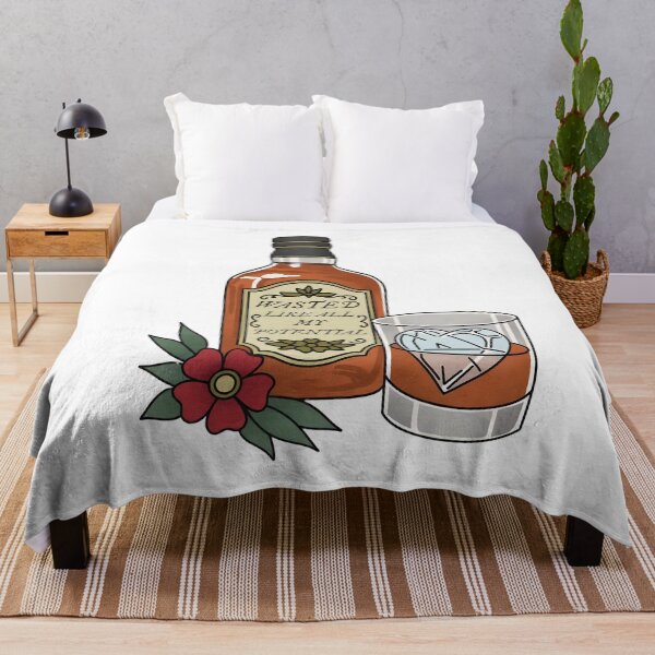 Item preview, Taylor Swift This Is Me Trying Whiskey Bottle Graphic – Aesthetic Folklore Fan Art designed and sold by HelloCal.