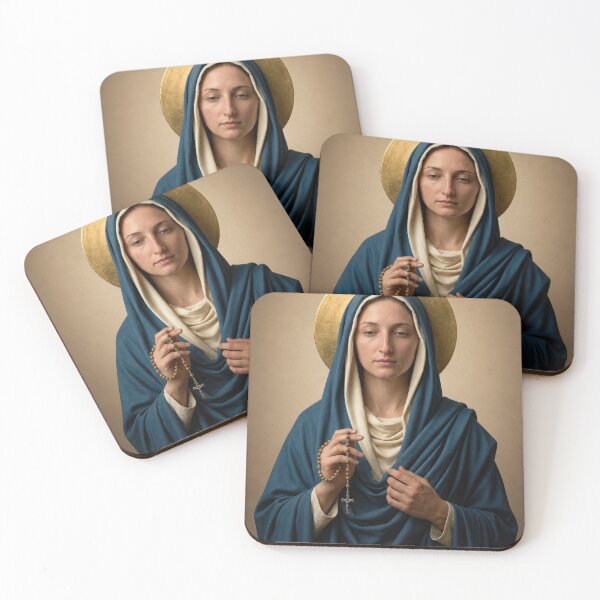 Item preview, Silent Marian Devotion — Our Lady with the Rosary designed and sold by Kutji.Sacred.Art.