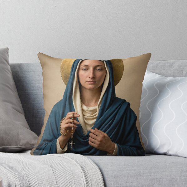 Item preview, Silent Marian Devotion — Our Lady with the Rosary designed and sold by Kutji.Sacred.Art.