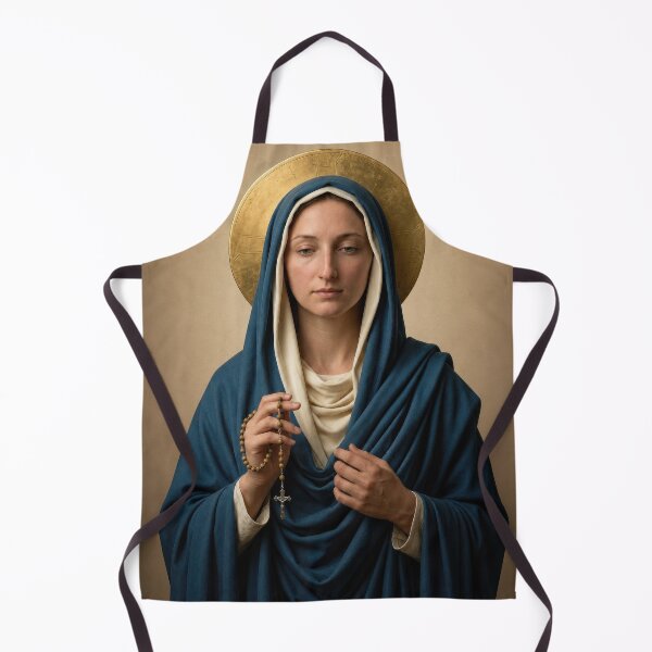 Item preview, Silent Marian Devotion — Our Lady with the Rosary designed and sold by Kutji.Sacred.Art.