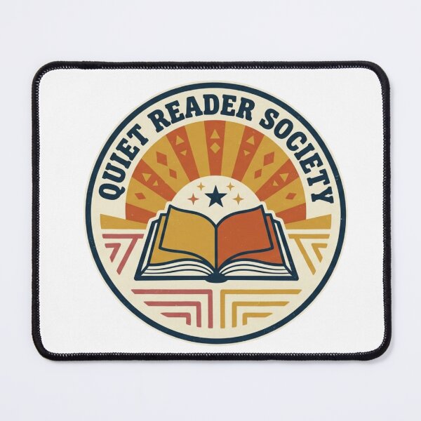 Item preview, Quiet Reader Society Vintage Book Club Emblem designed and sold by MaafiaArtsThai.