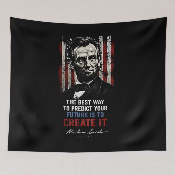 Item preview, Abraham Lincoln Create Your Future T-Shirt designed and sold by DealNest.