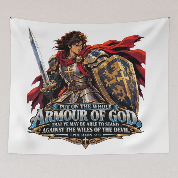 Item preview, Ephesians 6:11 - Armor of God - Male Warrior designed and sold by JimmyRetron.
