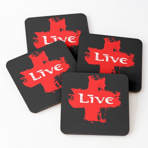 Item preview, Live Band Throwing Copper Red Distressed Cross designed and sold by OS-L.