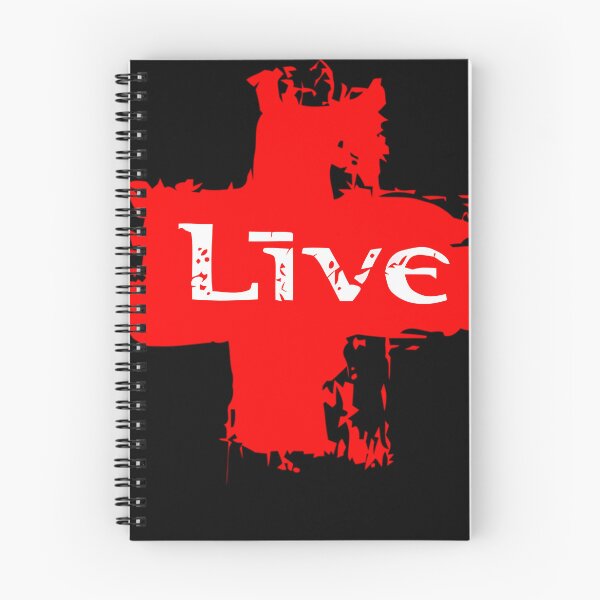 Item preview, Live Band Throwing Copper Red Distressed Cross designed and sold by OS-L.