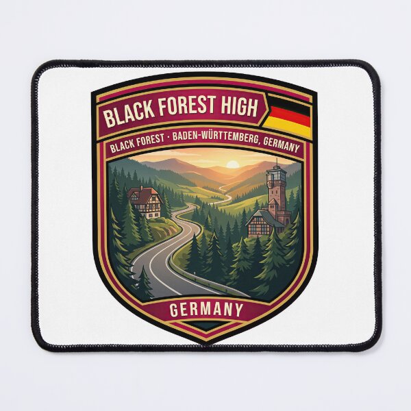 Item preview, Black Forest High Road German Road Trip designed and sold by enzoade.