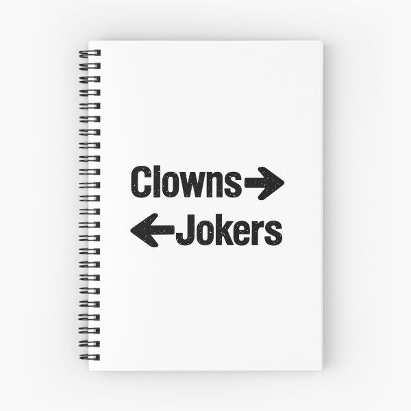 Item preview, Clowns and Jokers (Opposing Arrows) - Funny Grunge Style Text Design designed and sold by ModdiesColors.