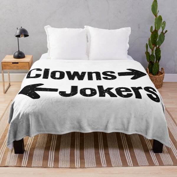Item preview, Clowns and Jokers (Opposing Arrows) - Funny Grunge Style Text Design designed and sold by ModdiesColors.