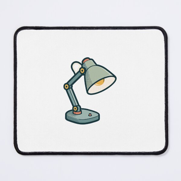 Item preview, Retro Desk Lamp Sticker designed and sold by the--artisans.