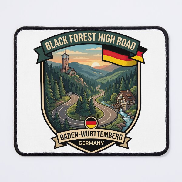 Item preview, Black Forest High Road Scenic Forest Route designed and sold by enzoade.