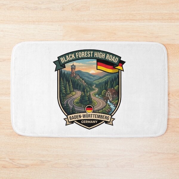 Item preview, Black Forest High Road Scenic Forest Route designed and sold by enzoade.
