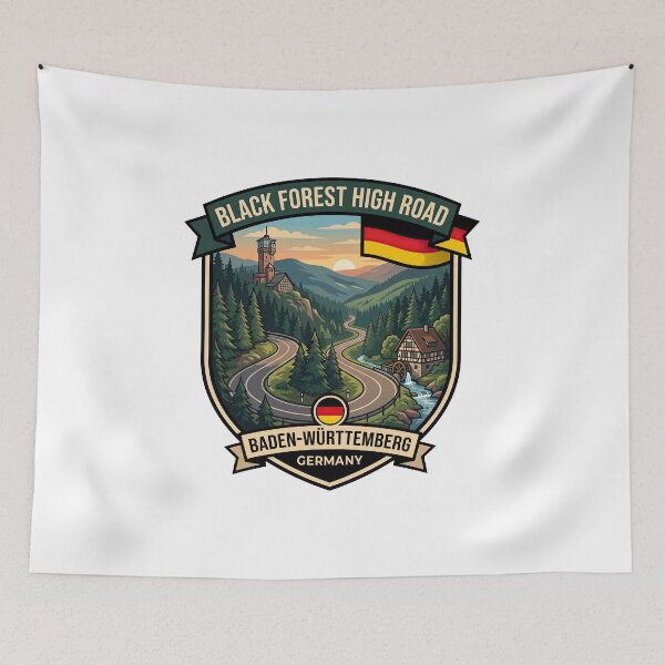 Item preview, Black Forest High Road Scenic Forest Route designed and sold by enzoade.