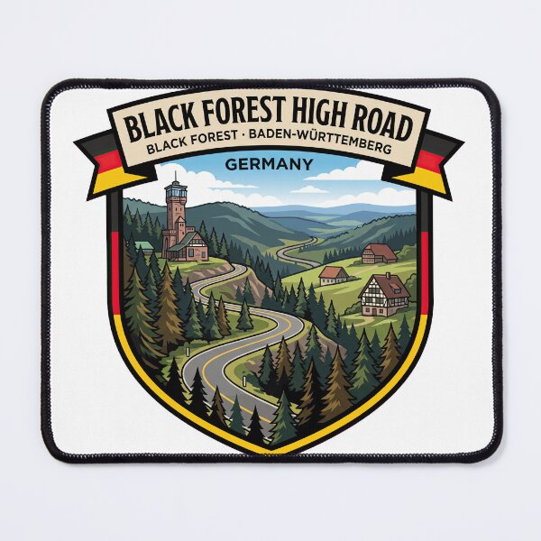 Item preview, Black Forest High Road Schwarzwald Drive designed and sold by enzoade.