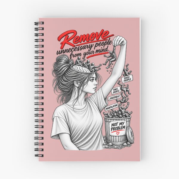Item preview, Remove Unnecessary People From Your Mind – Toxic People Mental Peace Art designed and sold by MindForgeDesign.