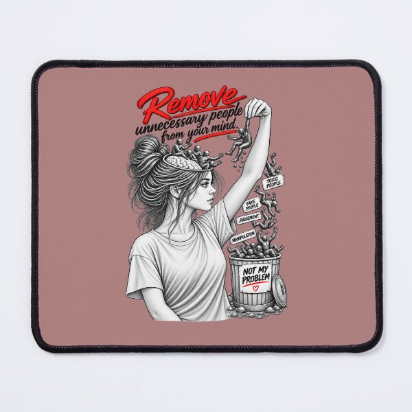 Item preview, Remove Unnecessary People From Your Mind – Toxic People Mental Peace Art designed and sold by MindForgeDesign.