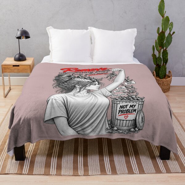 Item preview, Remove Unnecessary People From Your Mind – Toxic People Mental Peace Art designed and sold by MindForgeDesign.