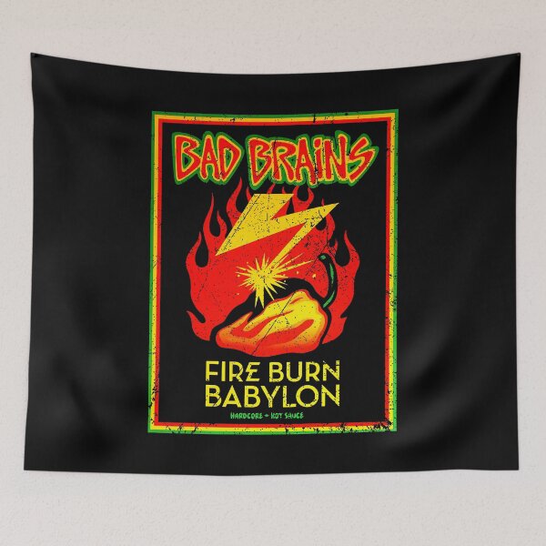 Item preview, Bad Brains Fire Burn Babylon designed and sold by Ceciliazimoons.