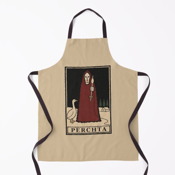 Item preview, Frau Perchta and the Goose — Christmas Monsters No. 4 | Gothic Woodcut designed and sold by Planthem.