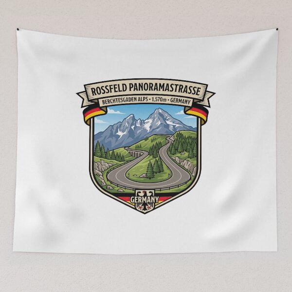 Item preview, Rossfeld Panoramastraße Berchtesgaden Road designed and sold by enzoade.