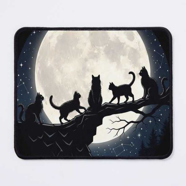 Item preview, Cats Full Moon designed and sold by Bensoncreatives.