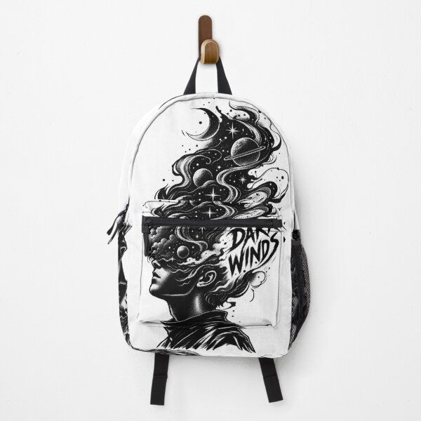 Item preview, Dark Winds Surreal Cosmic Mind Galaxy Dark Aesthetic Linework Art designed and sold by Shakhbata-1.