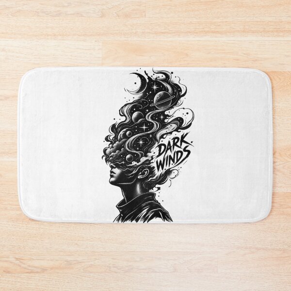 Item preview, Dark Winds Surreal Cosmic Mind Galaxy Dark Aesthetic Linework Art designed and sold by Shakhbata-1.