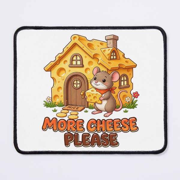 Item preview, More Cheese Please Mouse designed and sold by TriStudio.
