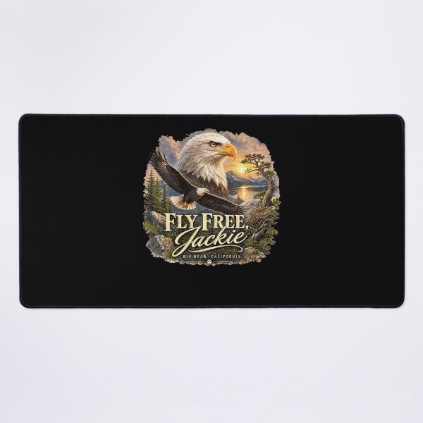 Item preview, Fly Free Jackie Eagle Memorial Tribute designed and sold by Amerakstore.