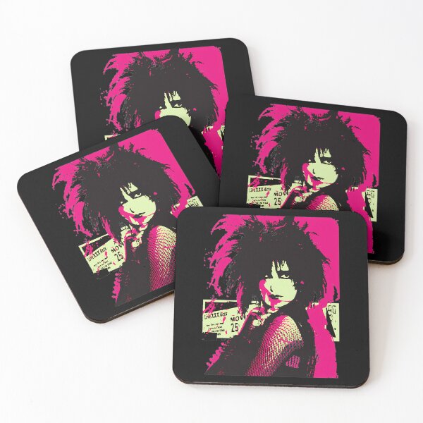 Item preview, High Contrast Stylized Portrait Of Woman With Voluminous Hair In Pink designed and sold by charilebb2.