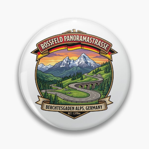 Item preview, Rossfeld Panoramastraße Bavarian Alps Route designed and sold by enzoade.