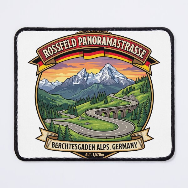 Item preview, Rossfeld Panoramastraße Bavarian Alps Route designed and sold by enzoade.