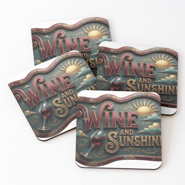 Item preview, Sharp WINE AND SUNSHINE designed and sold by dazzlemakers.