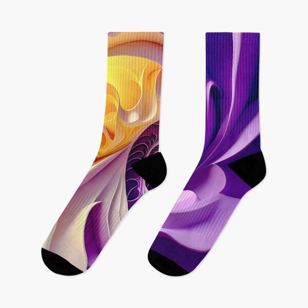Item preview, Vibrant Spiral Swirl Design in Purple and Yellow designed and sold by Vicky Brago-Mitchell®.