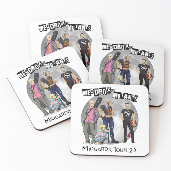 Item preview, Four Illustrated Characters Posing In Front Of Full Moon designed and sold by charilebb2.