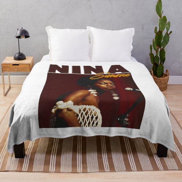 Item preview, Nina Simone Jazz Legend Vintage Soul Portrait designed and sold by Catsi-Nook-Art.